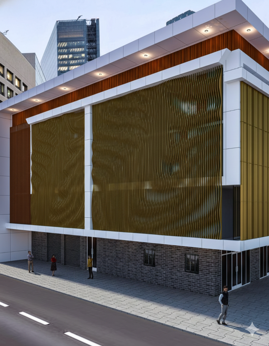 Elegant living room with furniture